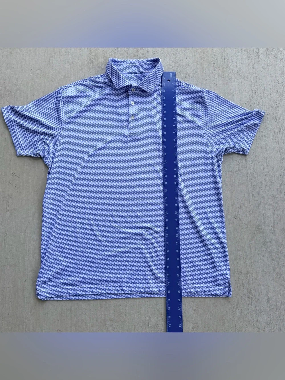 Rhoback Golf Polo Shirt XL All Over Print Stretch - Picture 7 of 7